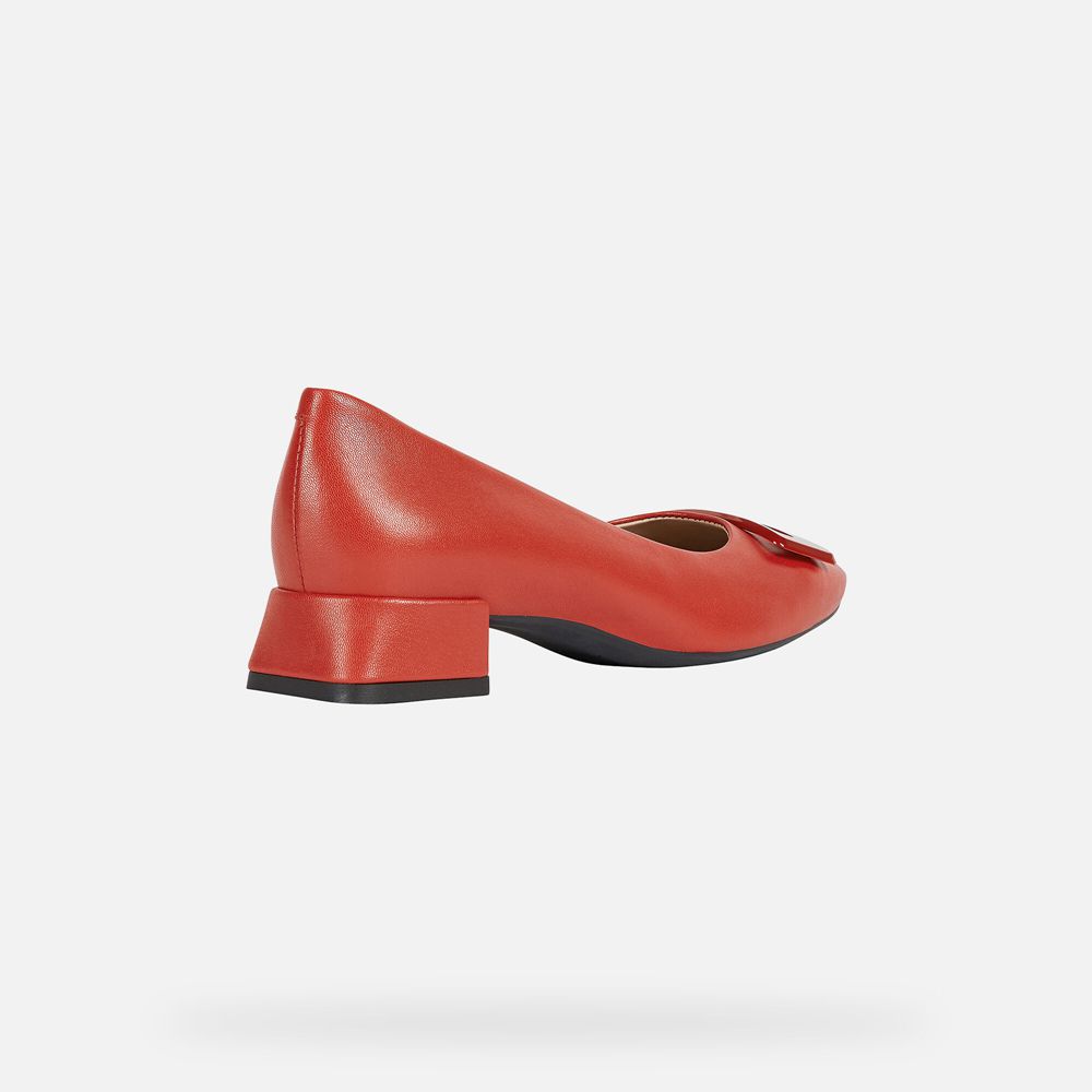 Geox Ballerinas Red Vivyanne - Geox Womens Shoes - YHUVPS605